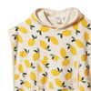 Poncho Towel Lemon Print