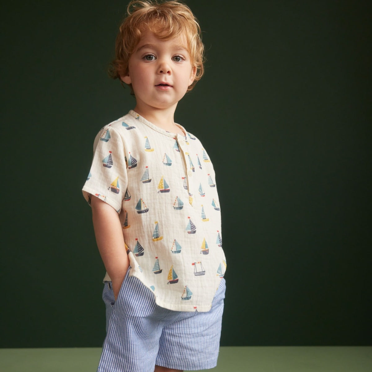 Short Sleeve Caravan Shirt Muslin