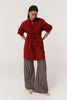 Eden Organic Mini Dress - Burgundy