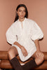 Eden Organic Mini Dress - Creme