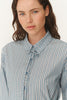 Frankie Tie Shirt Dusty Blue