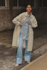 Frankie Tie Shirt Dusty Blue