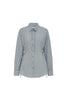 Frankie Tie Shirt Dusty Blue