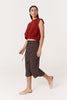 Frannie Midi Skirt Cacao Spot