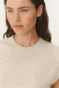 Quinn Merino Knit Vest in Oat
