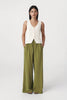 Tia Palazzo Pants - Palm Green