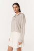 Uma Polo Top - Oat Marle