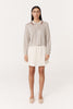Uma Polo Top - Oat Marle