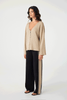 Jude Long Sleeve Top - Taupe