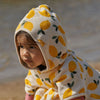 Poncho Towel Lemon Print