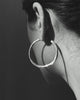 Circe Hoop Earrings Silver