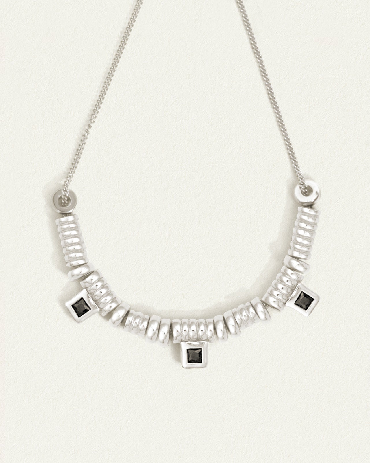 Hebe Necklace Spinel Silver