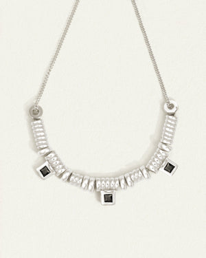 Hebe Necklace Spinel Silver