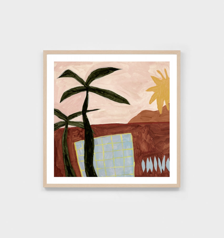 Tropical Haven Clay Print