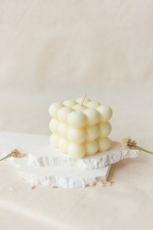 Cloud Candle Ivory
