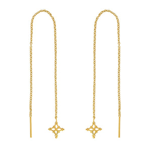 Dainty Moroccan Star Threaders Gold