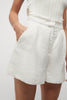 Hayworth Linen Shorts White