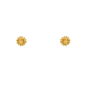 Studs Tiny Sunflower Gold