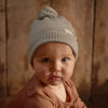 Pom Pom Beanie Light Grey