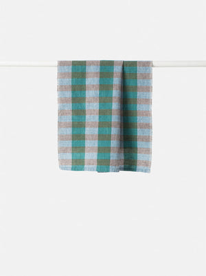 Anni Tea Towel Spirulina/Multi