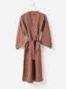 Plum Linen Robe