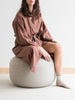 Plum Linen Robe